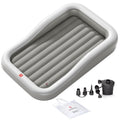 Inflatable Toddler Travel Bed Extra Large Gray S95567