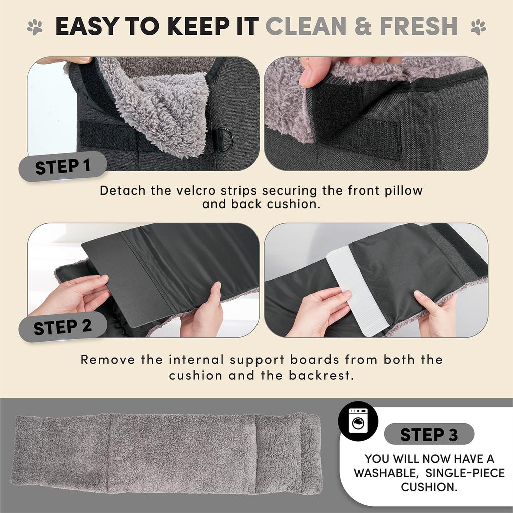 Grey Dog Car Seat P376966
