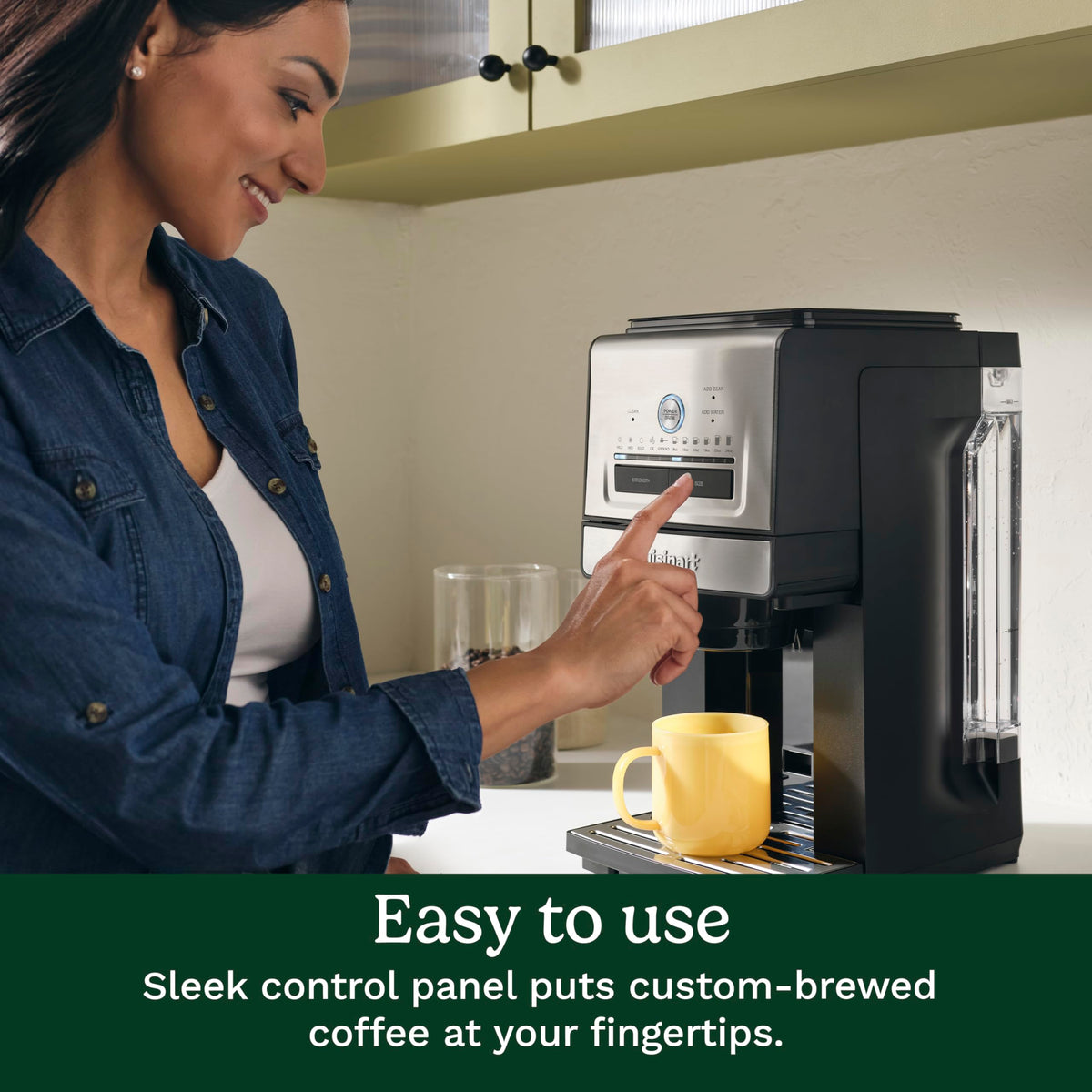 Grind and Brew Single Serve Coffee Maker, 6 Cup Sizes K252393