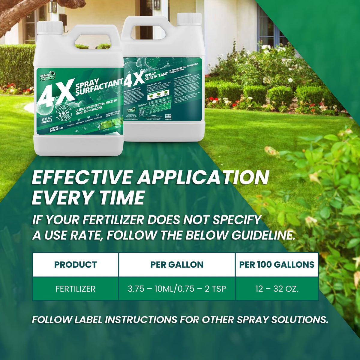 32oz 4X Non Ionic Surfactant Concentrated Wetting Agent M235