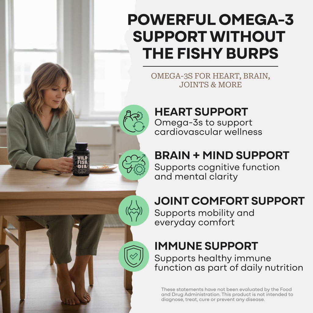 Fish Oil Omega 3 Supplements 120 Capsules Y8069