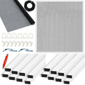 4 Pack Window Screen Kit with Aluminum Frame White 40'' X 40'' F7683