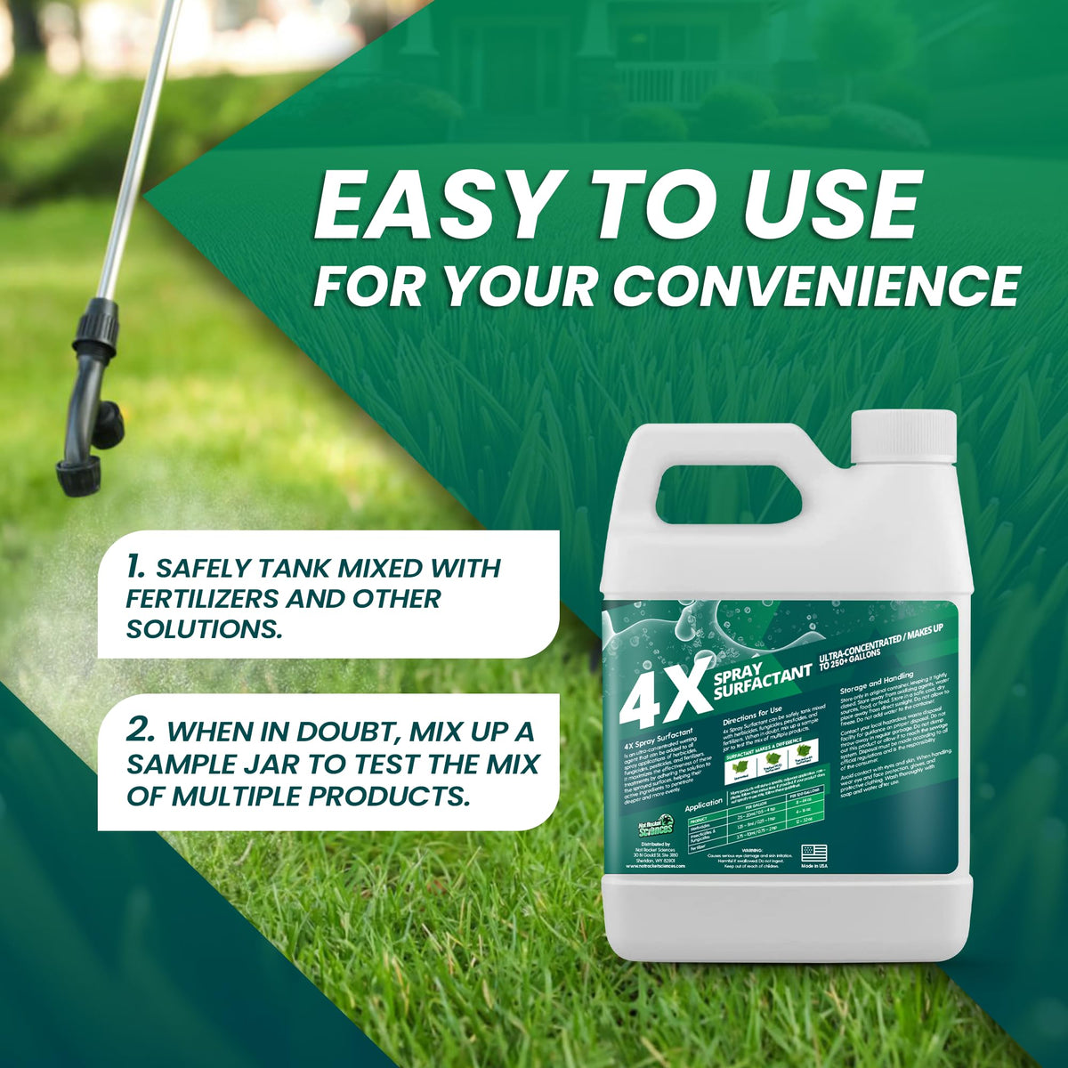 32oz 4X Non Ionic Surfactant Concentrated Wetting Agent M235