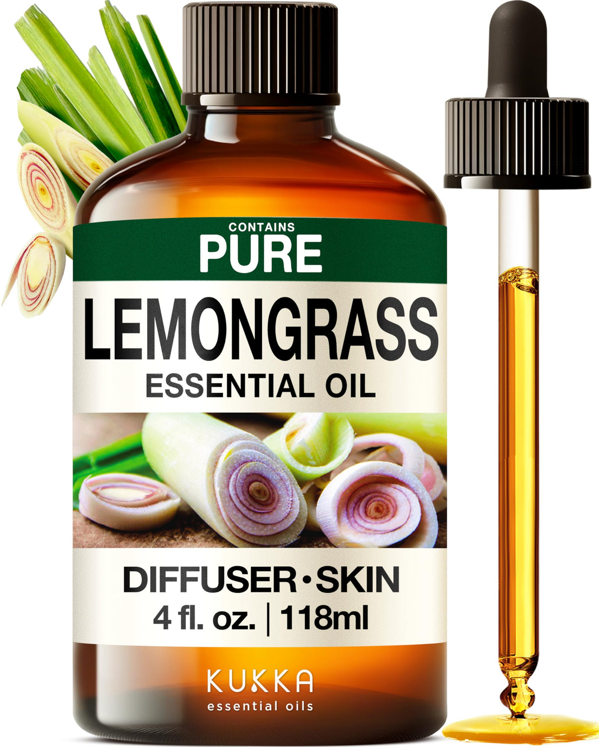 Lemongrass & Lavender Essential Oil Set 2x4 fl oz H35942