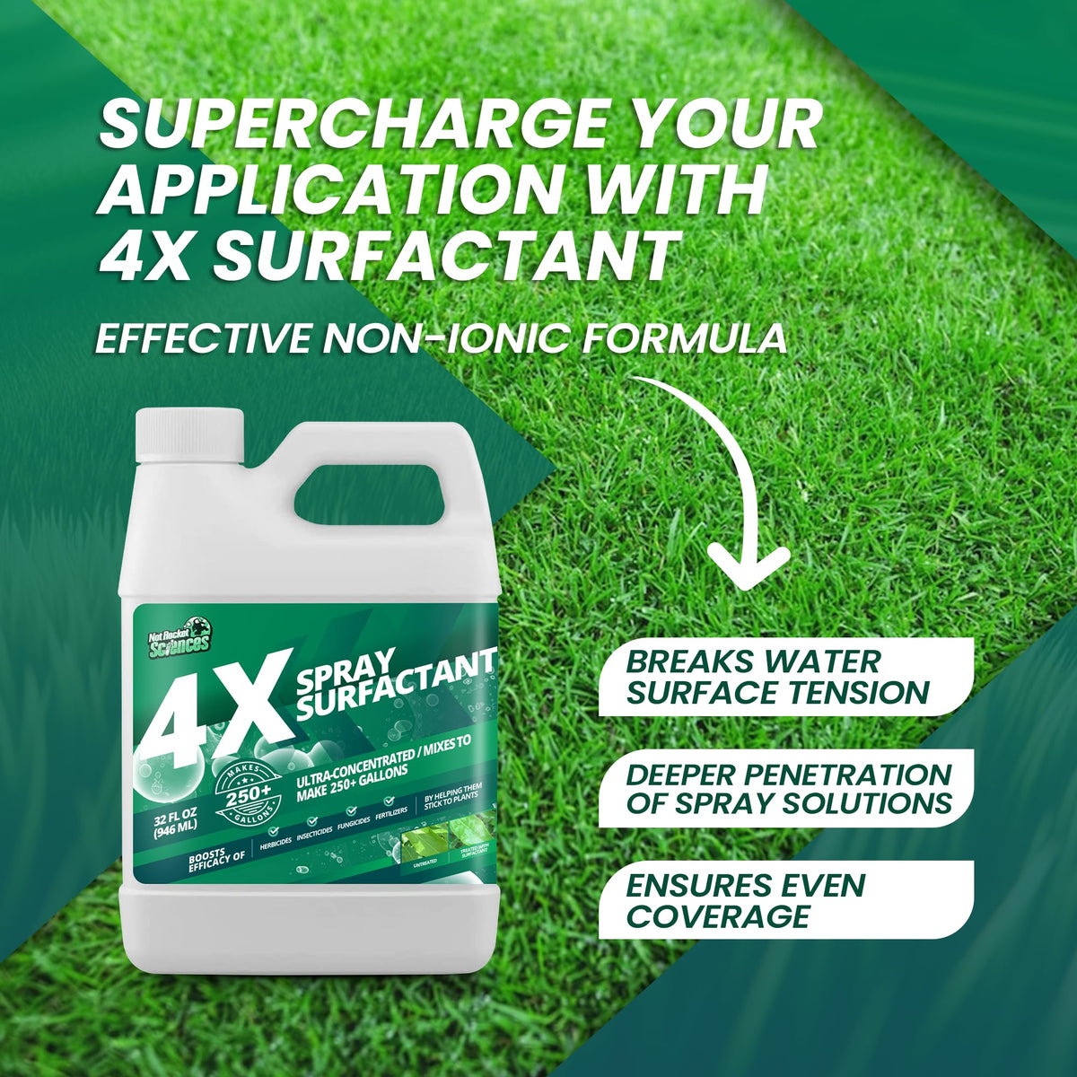 32oz 4X Non Ionic Surfactant Concentrated Wetting Agent M235