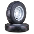 Trailer Tire Wheel 4.80-8 6-Ply 5 Lugs 4.5 Silver Rim Pk2 S56792