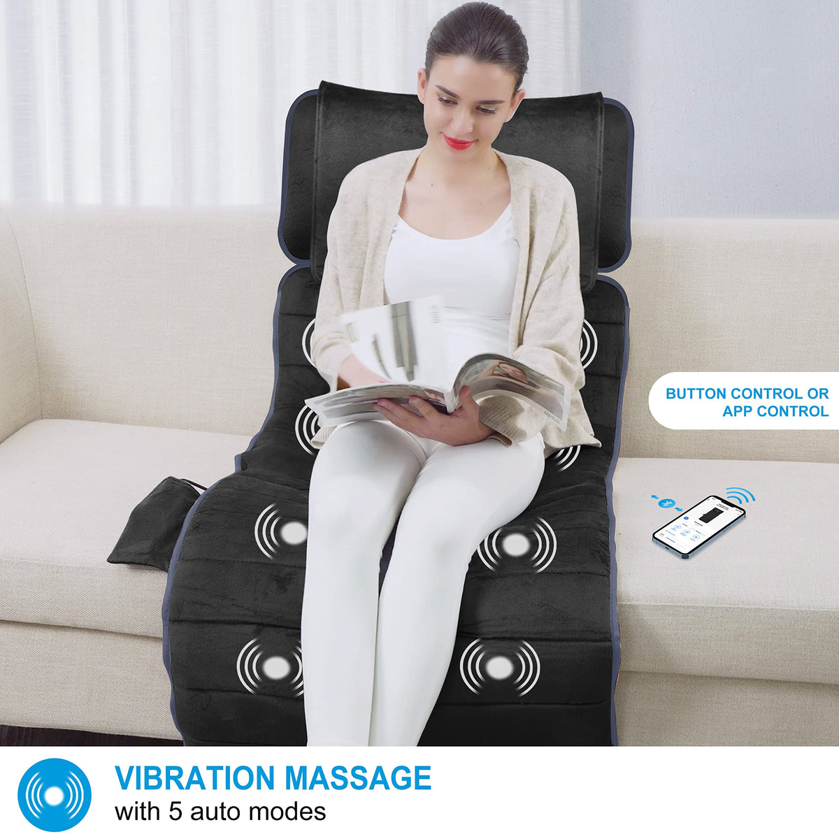 Full Body Massage Mat with Heat Q3363