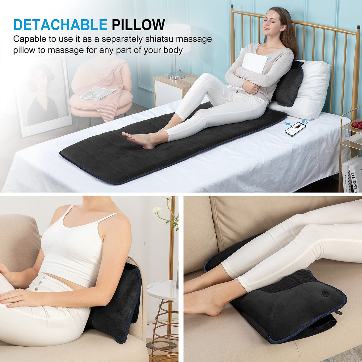 Full Body Massage Mat with Heat Q3363