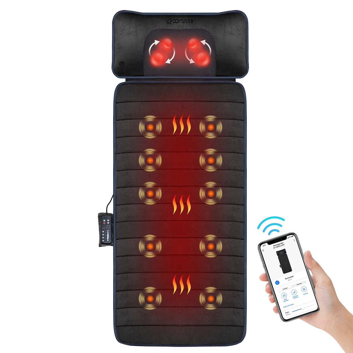 Full Body Massage Mat with Heat Q3363