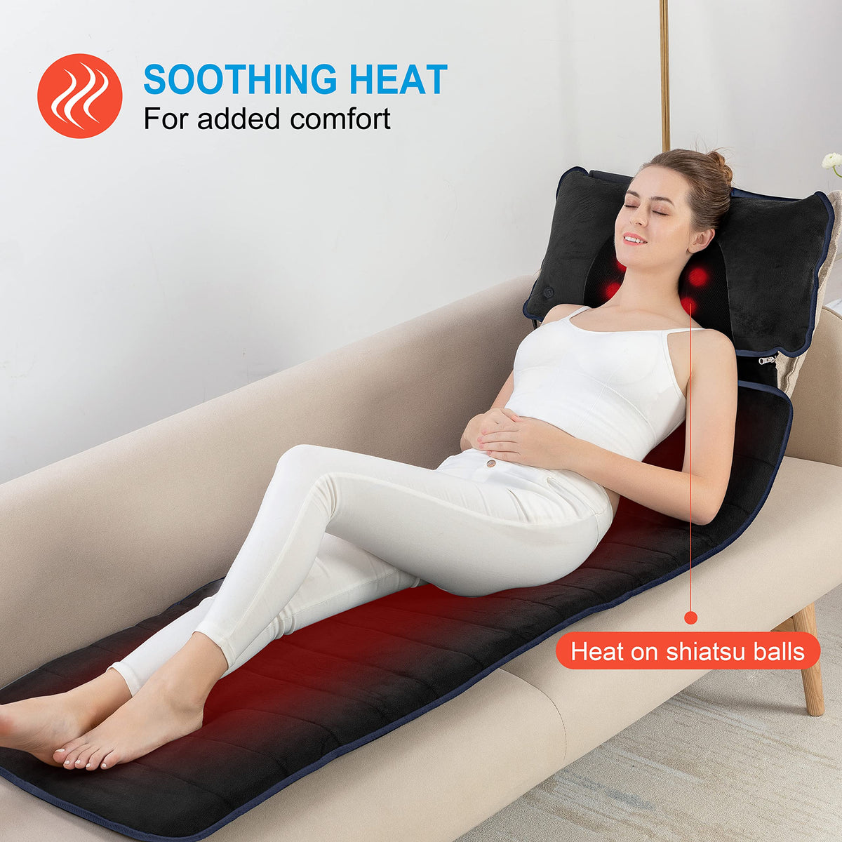 Full Body Massage Mat with Heat Q3363