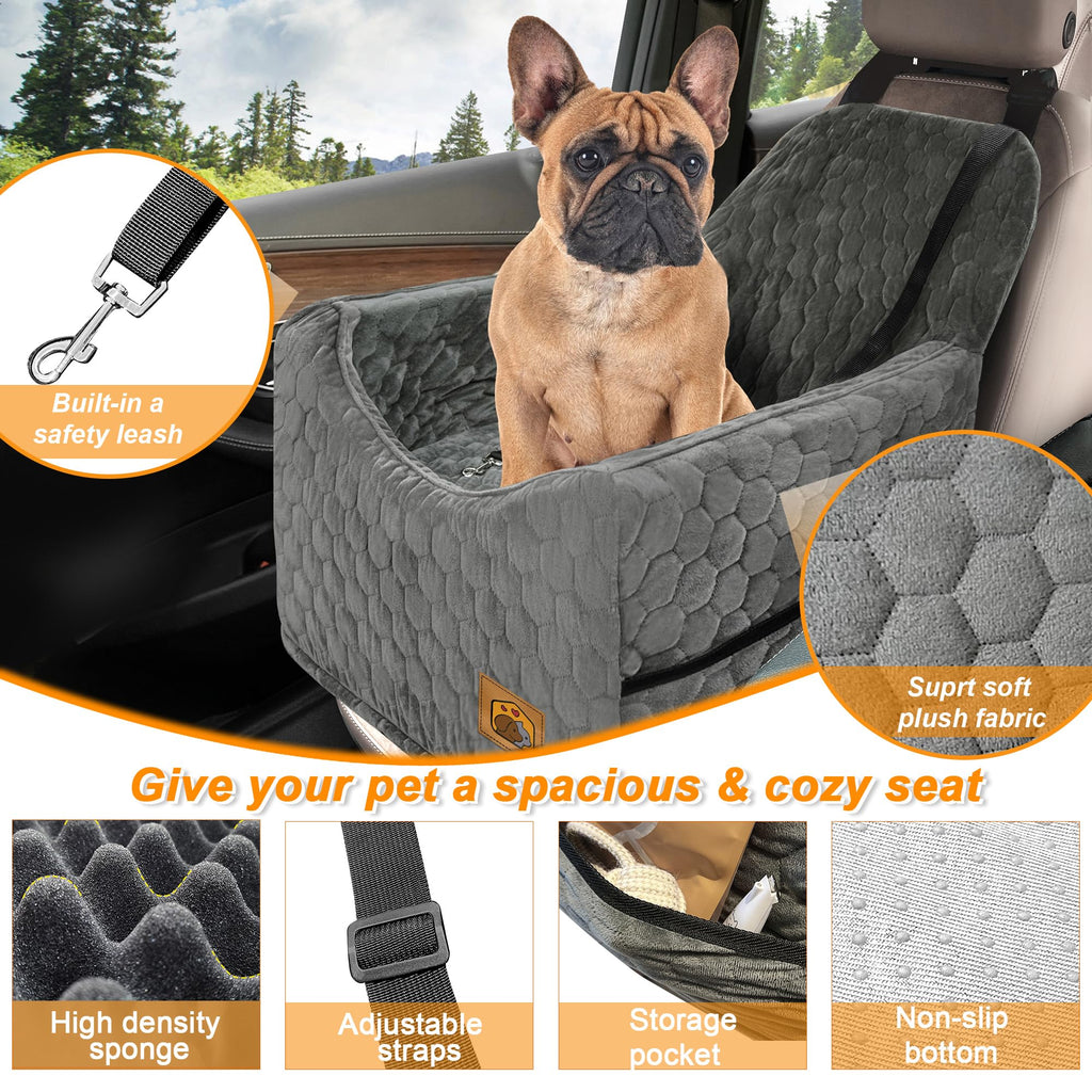 Memory Foam Dog Booster Seat with Washable Removable Cover O332693