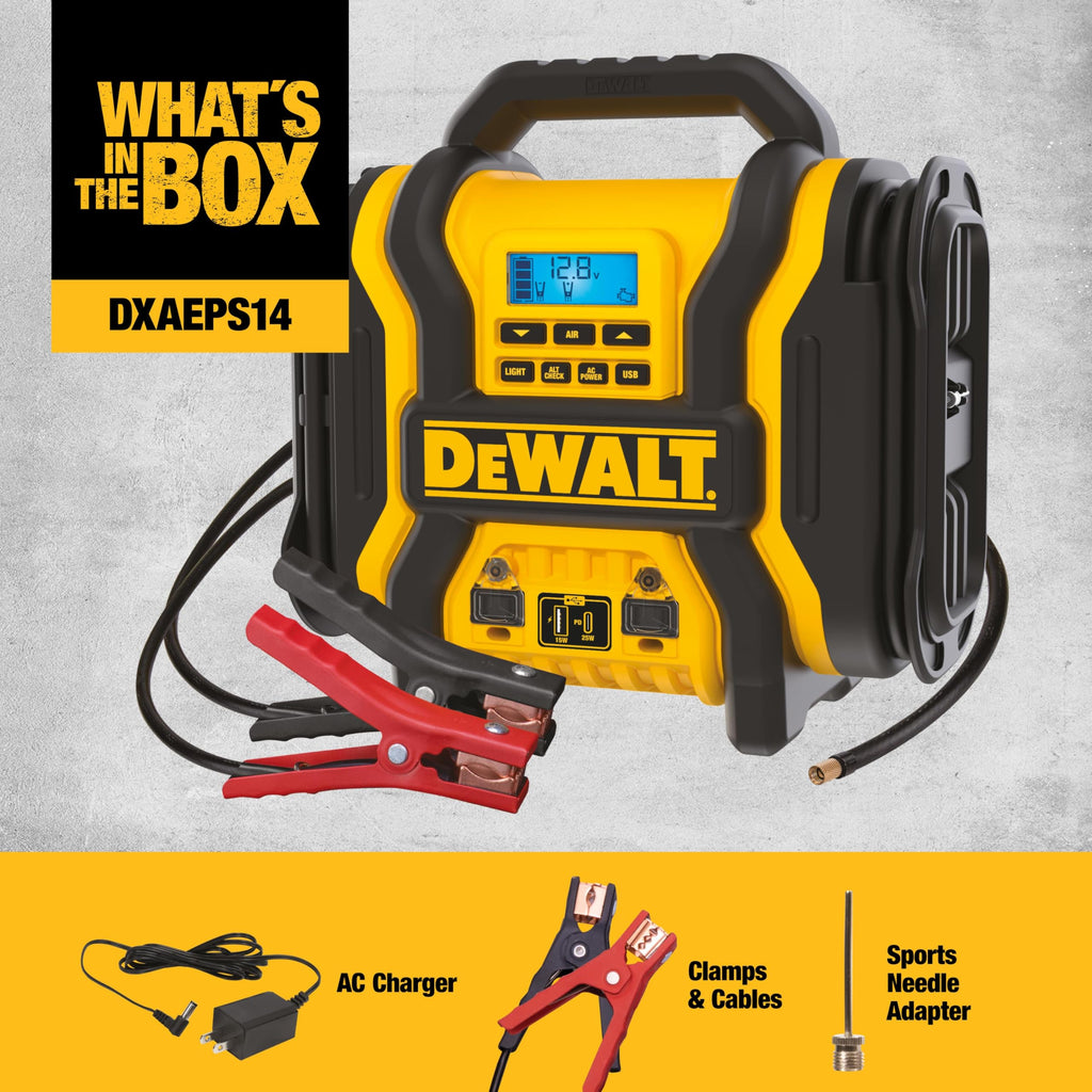 2000 Peak Amp Jump Starter with 120 PSI Air Inflator T9425