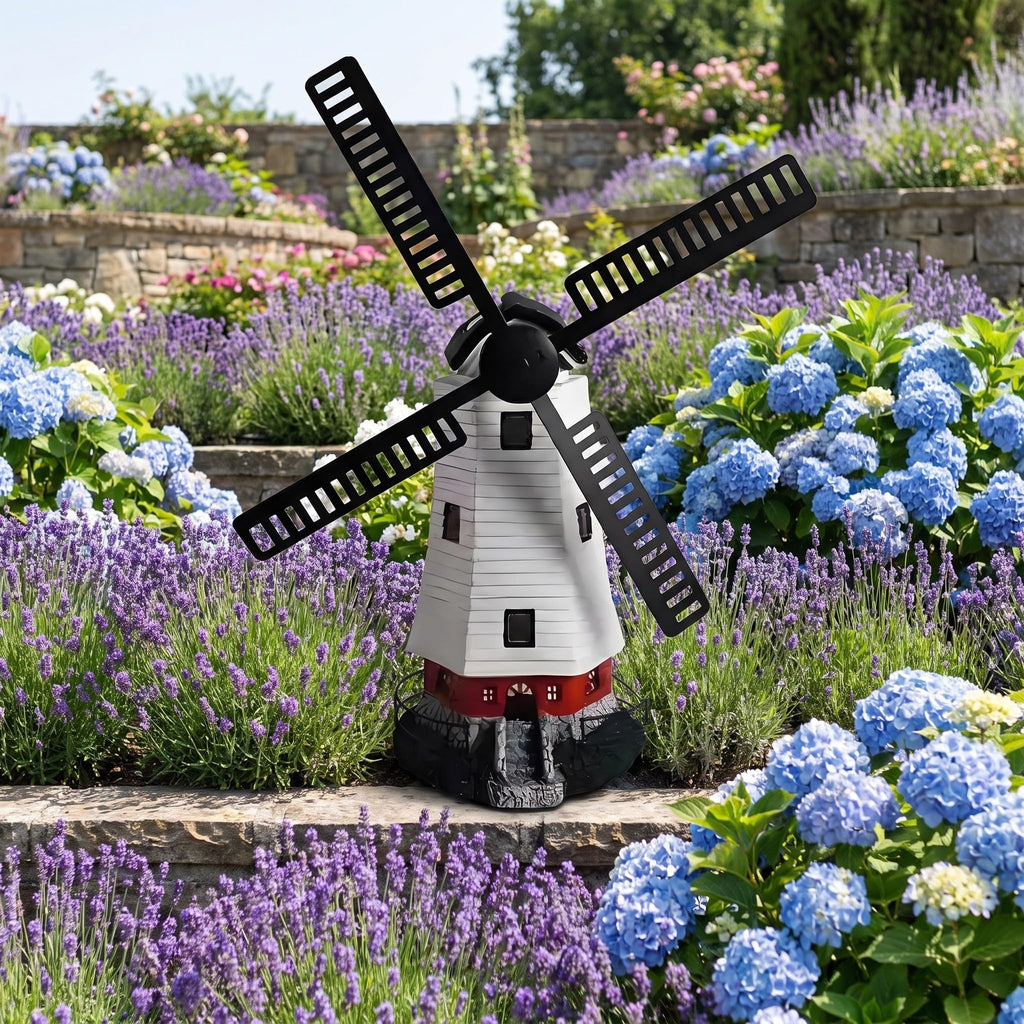 Solar Powered Lighthouse Statue 13 inch C211